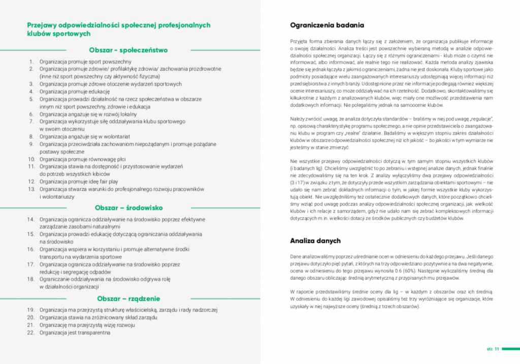 How to analyse social responsibility of sports clubs