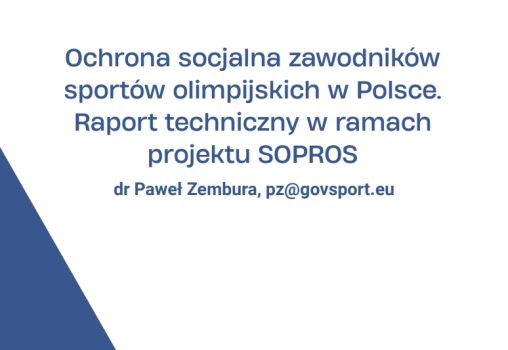 Ochrona socjalna sportowców wyczynowych w Polsce – raport (2025)